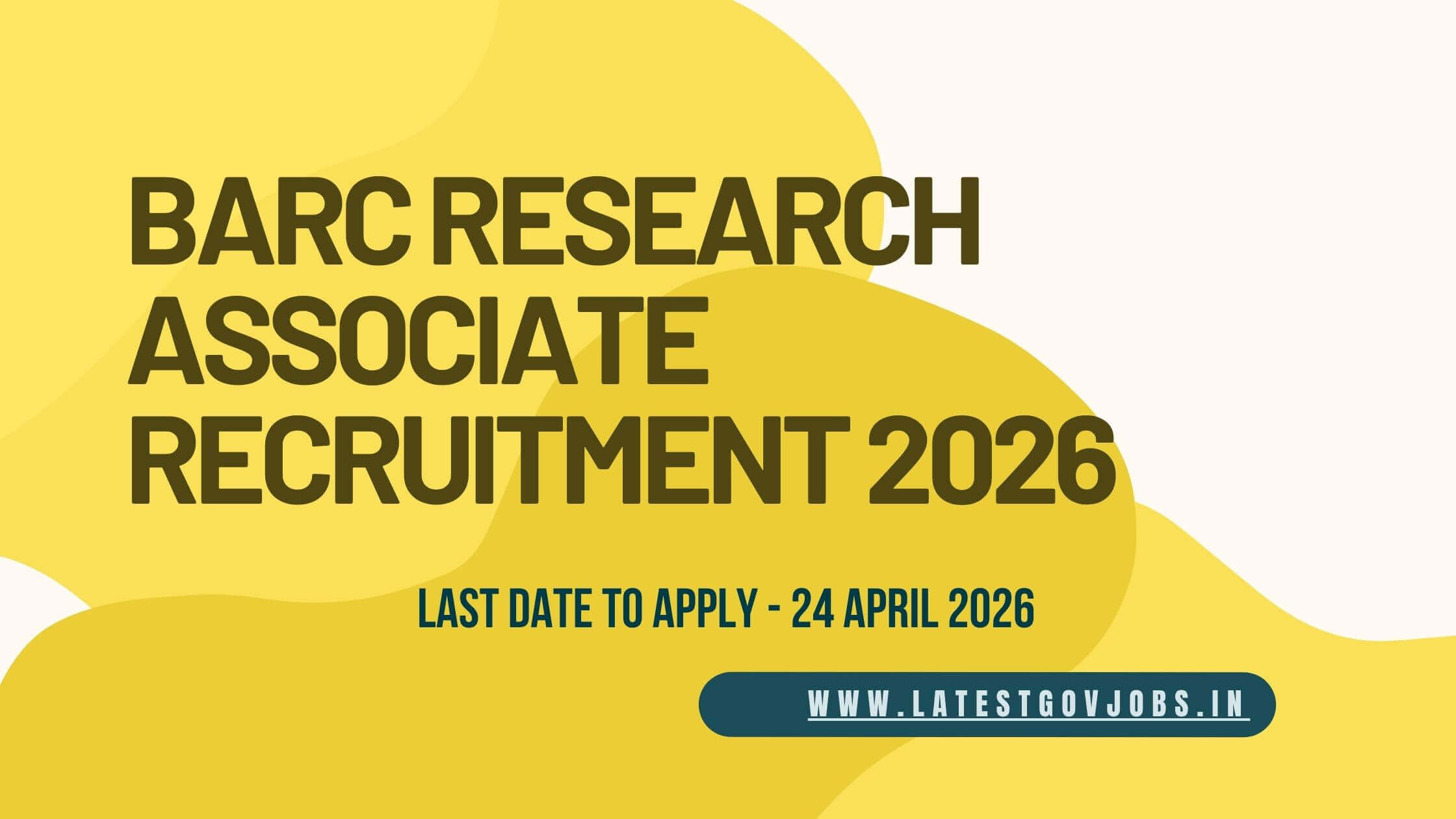 BARC Research Associate Recruitment 2026